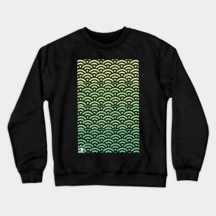 Retro Japanese Clouds Pattern RE:COLOR 11 Crewneck Sweatshirt